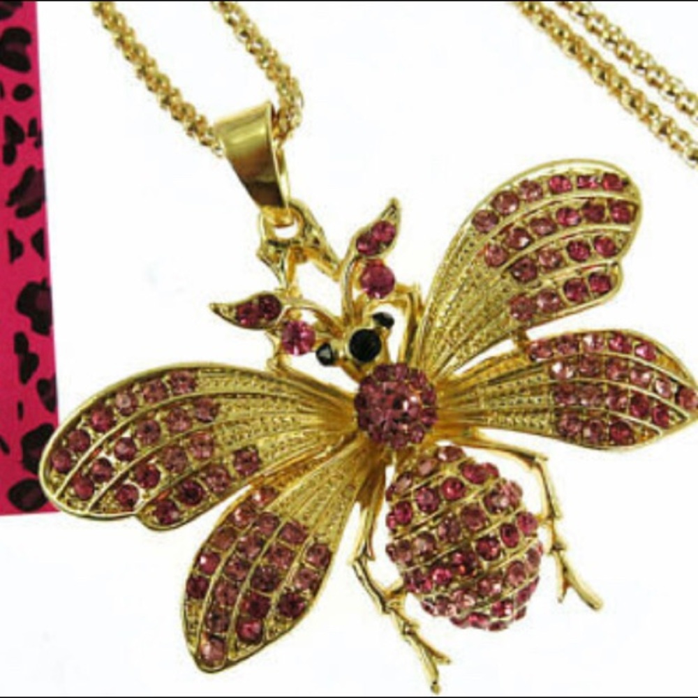 BETSEY JOHNSON~ Moth/Butterfly Necklace
